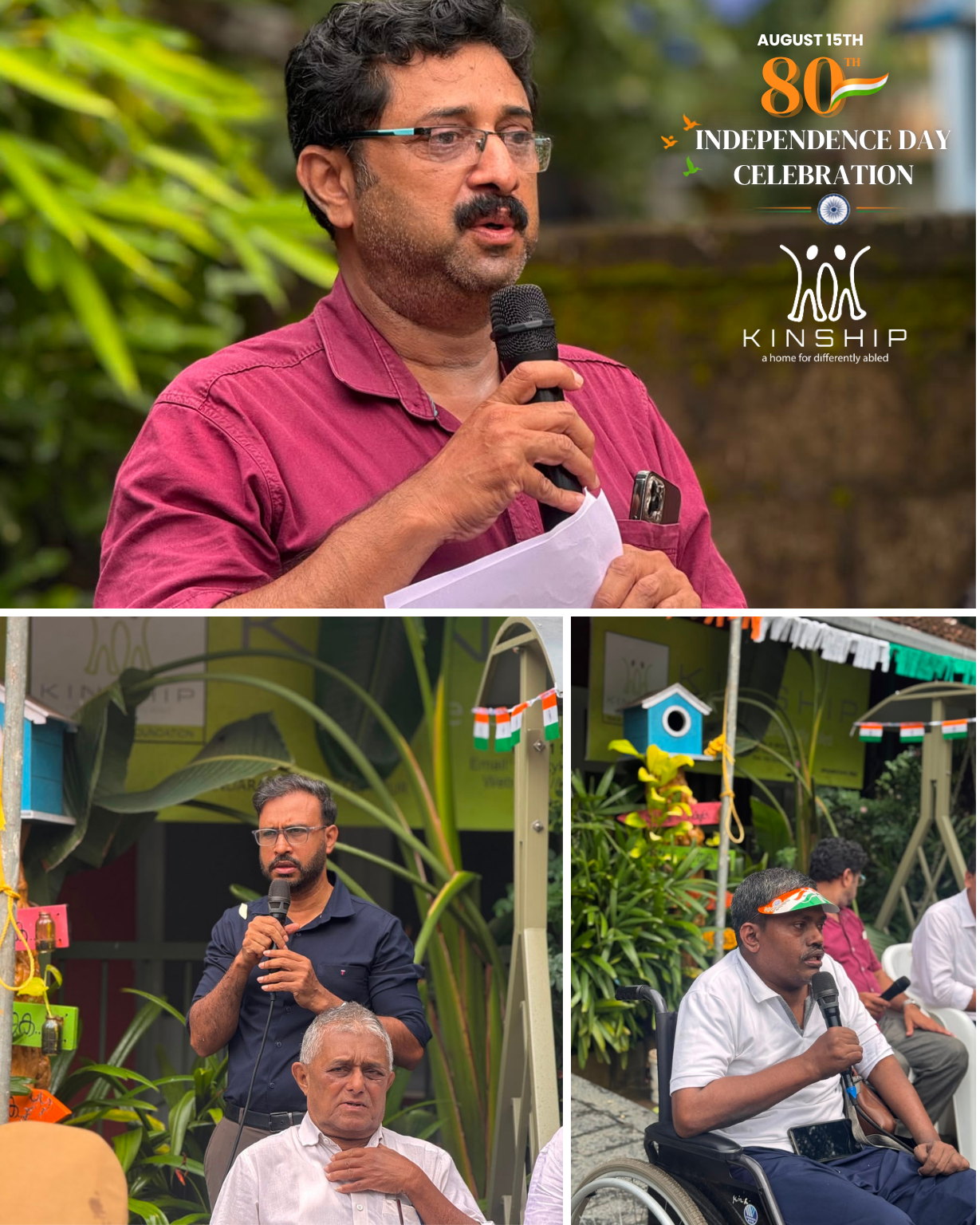 Guests addressing the Kinship Independence Day celebration